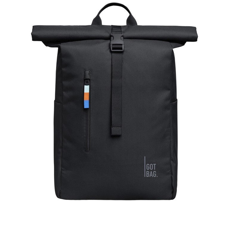 Rucksack Rolltop Easy mit Laptopfach Black, Farbe: schwarz, Marke: Got Bag, EAN: 4260483889172, Abmessungen in cm: 30x42x15, Bild 1 von 14