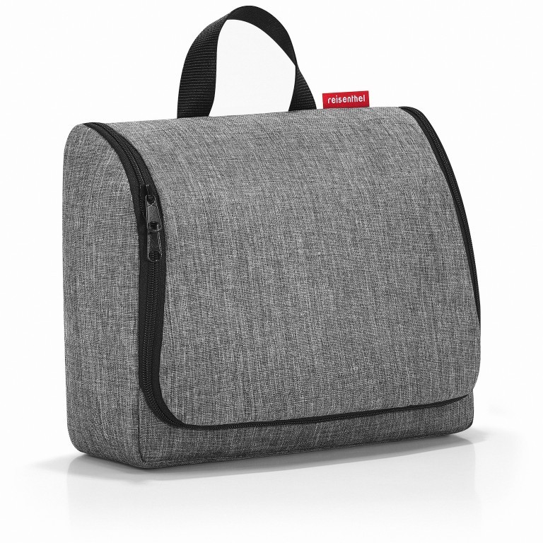 Kulturbeutel Toiletbag XL zum Aufhängen Twist Silver, Farbe: anthrazit, Marke: Reisenthel, EAN: 4012013713156, Abmessungen in cm: 28x25x10, Bild 1 von 3