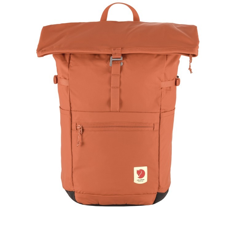 Rucksack High Coast Foldsack Volumen 24 Liter Rowan Red, Farbe: orange, Marke: Fjällräven, EAN: 7323450598174, Abmessungen in cm: 26x45x20, Bild 1 von 11