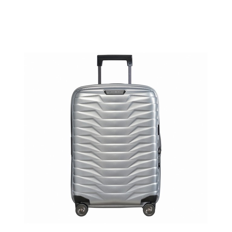 Koffer Proxis Spinner 55 Silver, Farbe: metallic, Marke: Samsonite, EAN: 5400520004314, Abmessungen in cm: 40x55x20, Bild 1 von 17