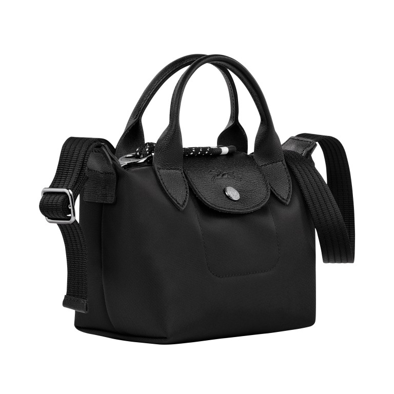 Handtasche Le Pliage Energy Handtasche XS Schwarz, Farbe: schwarz, Marke: Longchamp, EAN: 3597922156962, Abmessungen in cm: 16x13x10.5, Bild 2 von 7