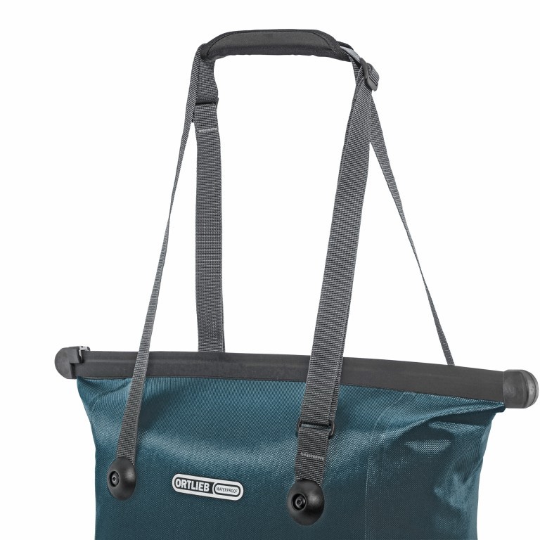 Fahrradtasche Bike-Shopper Hinterrad Einzeltasche Volumen 20 Liter Petrol, Farbe: blau/petrol, Marke: Ortlieb, EAN: 4013051052528, Bild 9 von 13