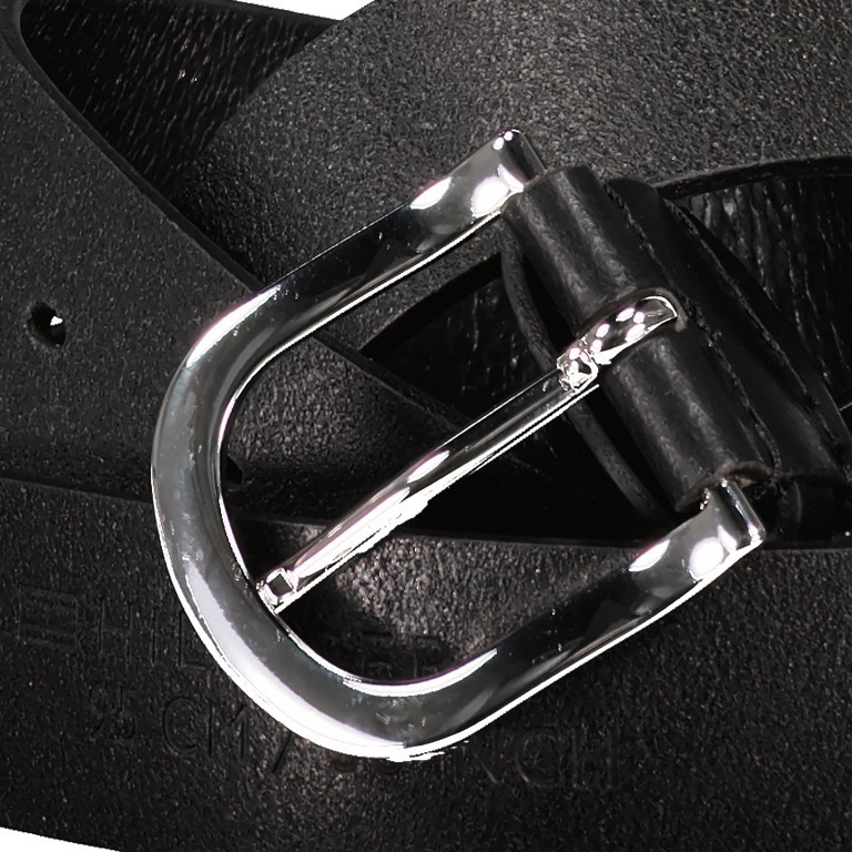 Gürtel New Danny Belt für Damen Bundweite 85 CM Masters Black, Farbe: schwarz, Marke: Tommy Hilfiger, EAN: 8718941024734, Bild 2 von 3