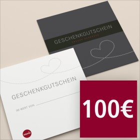 Gutschein per Post Wert 100 Euro