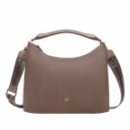 Beuteltasche Zita Suede M Coal Brown, Farbe: braun, Marke: AIGNER, EAN: 4055539578205, Abmessungen in cm: 37x29x16, Bild 1 von 7