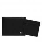 Geldbörse Theo mit herausnehmbaren Cardcase Black, Farbe: schwarz, Marke: AIGNER, EAN: 4055539580543, Abmessungen in cm: 11x8.5x2, Bild 2 von 4