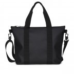 Handtasche Tote Bag Micro, Farbe: schwarz, beige, Marke: Rains, Abmessungen in cm: 36x28x8, Bild 1 von 4