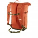 Rucksack High Coast Foldsack Volumen 24 Liter Rowan Red, Farbe: orange, Marke: Fjällräven, EAN: 7323450598174, Abmessungen in cm: 26x45x20, Bild 3 von 11